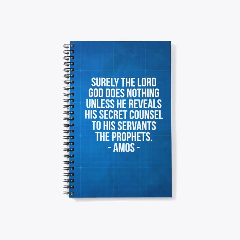 Amos 3:7 Blueprint Notebook