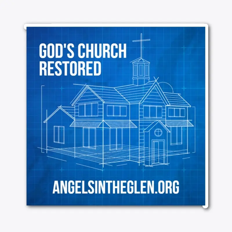 God's Church Restored Sticker